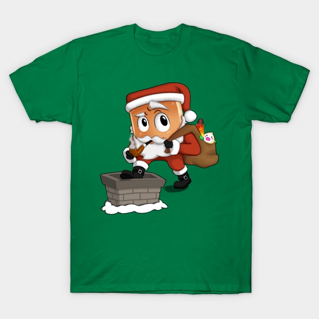 Santa Pancake T-Shirt by ASquarePancake